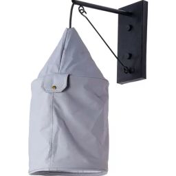 FOS LIGHTING Playful Forest Grey Tent Wall Lamp With Rustic Strut For Indoor And Covered Outdoors-picture-8