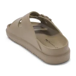 Forever Glam by Pantaloons Women's Taupe Slides image 5