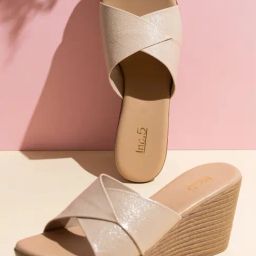 Inc.5 Women's Beige Casual Wedges-picture-30
