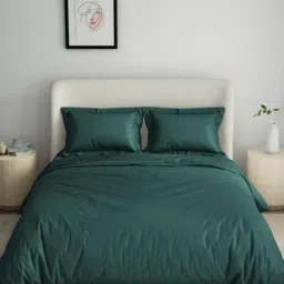Spaces Solid Teal 480 GSM Polyester Double Fleece Blanket-image-27
