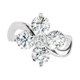 Sparkles Lab Grown Diamond 14k (585) White Gold Ring for Women-picture-30