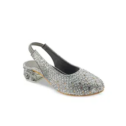 BAESD Girls Party Block Mules image 3