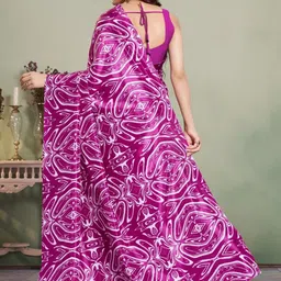 Garden Vareli Abstract Printed Saree image 4