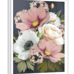 ARTE'VENUE Spring Harmony Flora Pink & White Paper Wall Arts - Set of 2 (13 X 16 inch Each) image 2