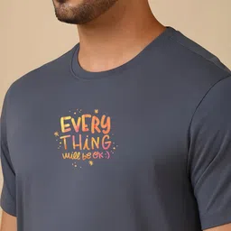 SZN Men Typography Printed Round Neck Regular Fit T-shirt image 4
