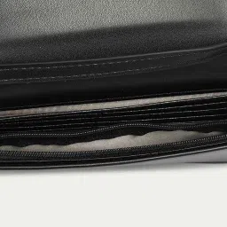 Ginger by Lifestyle Black Solid Sling Handbag image 5