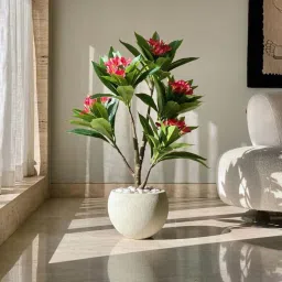 Mason Home Light Pink & Green Pvc Artificial Plant image 5