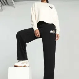 Puma White Logo Print Sweatshirt image 5