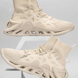 Atom Men's Alpha SoftBounce Beige Running Shoes-picture-2