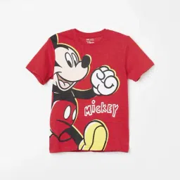 Fame Forever by Lifestyle Kids Red Cotton Printed Tee-picture-17