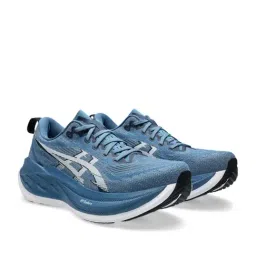 Asics Men's Winter Sea & White Running Shoes image 2