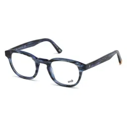 WEB EYEWEAR Blue Round Eye Frames for Men-picture-34