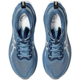 Asics Men's Winter Sea & White Running Shoes image 4