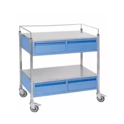 JAIN SURGICAL Medicine Trolley 4 Drawers Mild Steel, JSH-128-picture-25