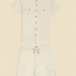 Allen Solly Boys Beige Cotton Shirt-image-66