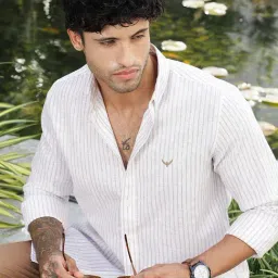 Perch Brown Stripes Shirt image 3