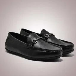 Woodland Men's Black Formal Loafers-image-23