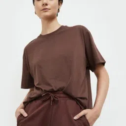 Ginger by Lifestyle Brown Regular Fit T-Shirt-image-96