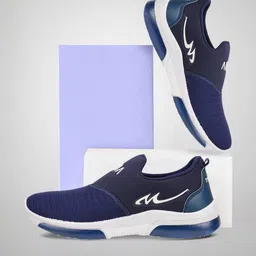 Free Kicks Men Multicoloured Mesh Marking Running Sports Shoes image 2