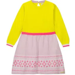 Cherry Crumble By Nitt Hyman Kids Multicolor Textured Dress-picture-45