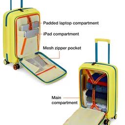 Nasher Miles Capri Hard-Sided Polypropylene Cabin Trolley Bag image 5