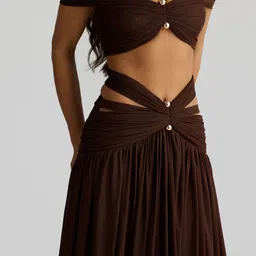 Bee Boe Flared Maxi Skirt image 3