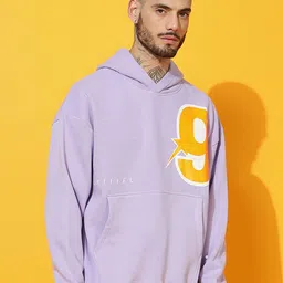 GRIFFEL Men Hooded Printed Sweatshirt-image-74