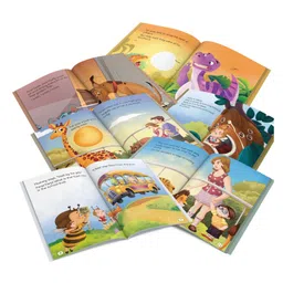 maple press Second and Third Reader Stories Set of 12 Story Books - English image 4