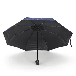 fab n funky Bear Printed Free-size Umbrella - Blue image 5