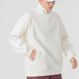 StyleCast x Revolte Men Mock Collar Pullover Sweatshirt image 4