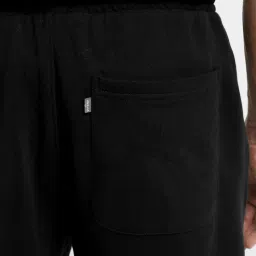 Levi's Black Cotton Regular Fit Sports Shorts image 5