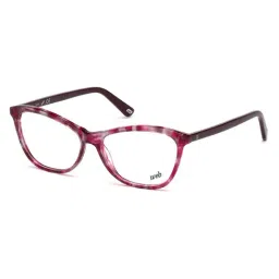 WEB EYEWEAR Red Geometric Eye Frames for Women-picture-32