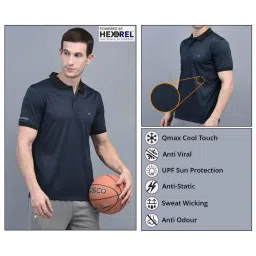 Force NXT Multicolored Regular Fit Sports Polo - Pack Of 3 image 5