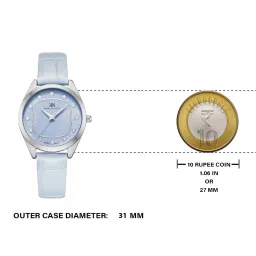 Kenneth Scott Women's Light blue Dial Analog Watch - K24508-SLLL image 5