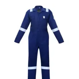 Red Star Safety Treated Navy Blue FR Coverall Industrial Workwear-image-6