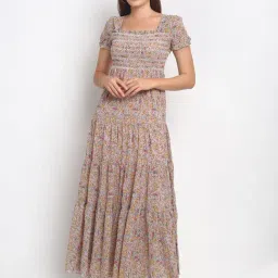 Global Republic Pink Printed Dress-image-34