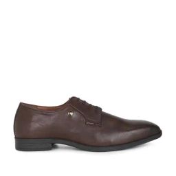 Louis Philippe Men's Brown Derby Shoes-picture-10