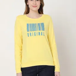 Vero Moda Yellow Graphic Print Sweatshirt-image-21
