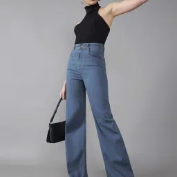 Dolce Crudo Blue Flared Fit Jeans image 5