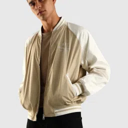 Tommy Hilfiger Khaki Regular Fit Bomber Jacket image 5