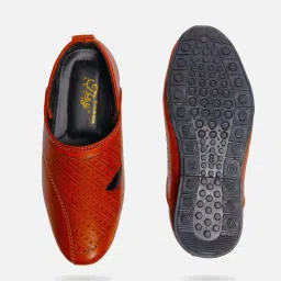 Tiny Bugs Boys Tan Party Wear Slip Ons image 5