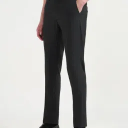 Arrow Grey Slim Fit Trousers image 3