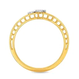 Kisna Diamond & Gold Jewellery Shauna 14k (585) Diamond & Gold Ring For Women image 5