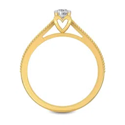 Kisna Diamond & Gold Jewellery 0.50 CT Keziah Solitaire 18k (750) Diamond & Gold Ring For Women image 5