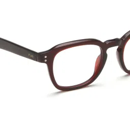 Irus Maroon Square Eye Frames for Men image 5