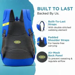 Skybags 38 Ltr Blue Spring Summer Printed Backpack image 5