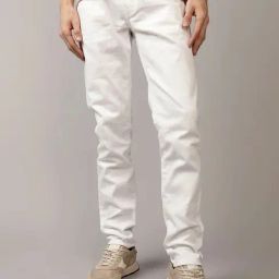 American Eagle White Cotton Regular Fit Jeans-picture-30