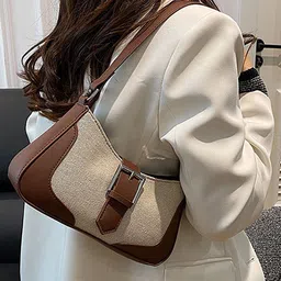 LULU & SKY Textured PU Bucket Hobo Bag with Tasselled image 3