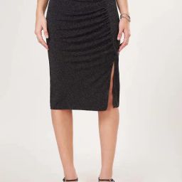 Annabelle by Pantaloons Black Plain Skirt-picture-27