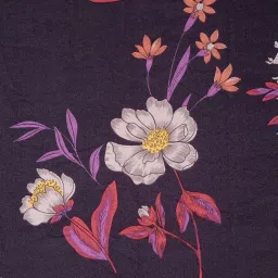 Klotthe Multicolor Cotton Blend Printed 300 TC King Flat Bedsheet with 2 Pillow Covers image 5